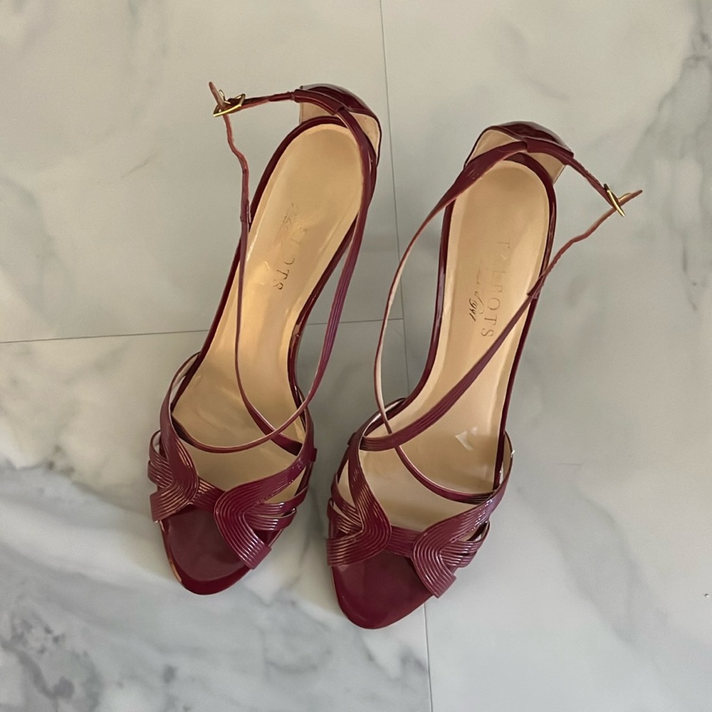 COPY - Red patent leather heels Brand Talbots  Color Merlot Size: 8 A Narrow